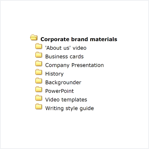 Corporate materials
